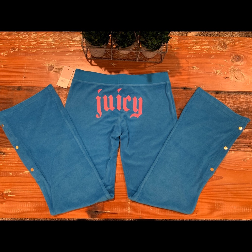 NWT Juicy Couture - Blue Aster Del Rey Pant - M